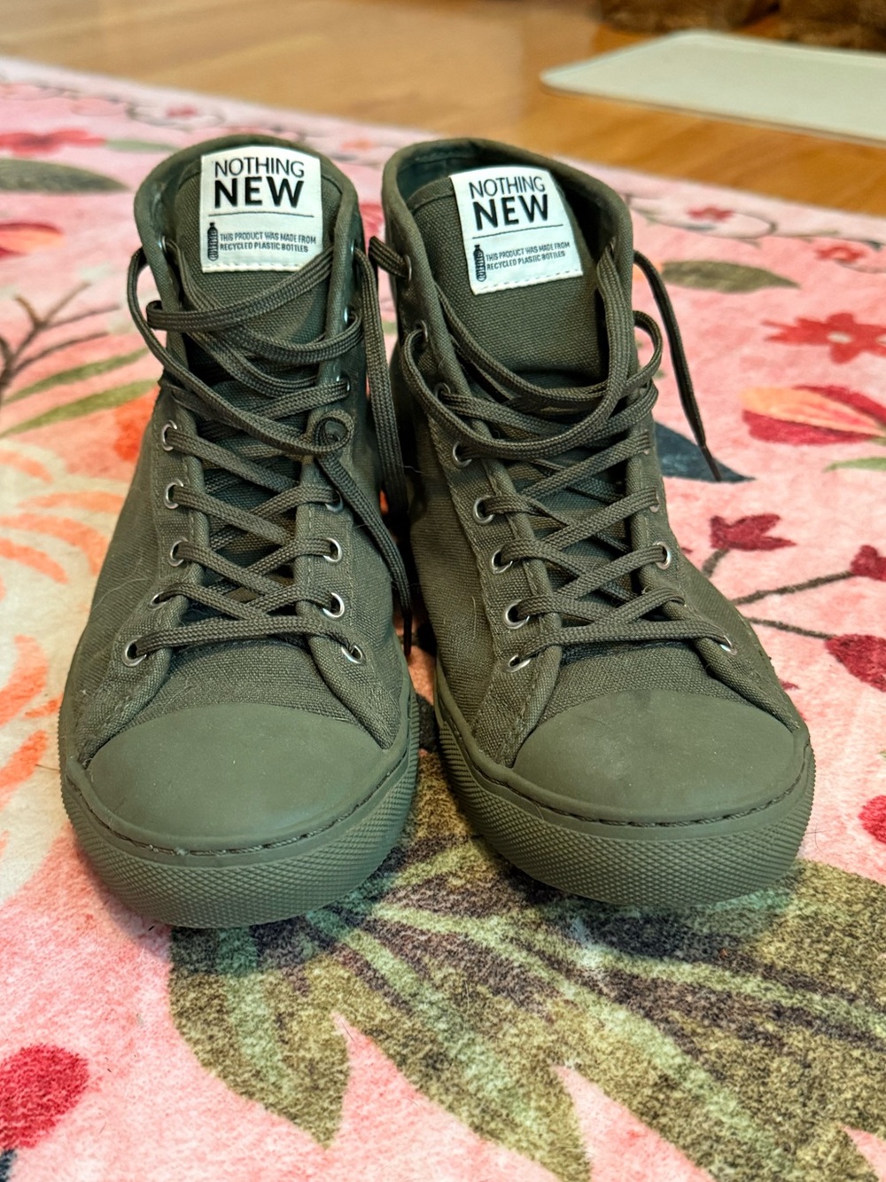 Nothing New Olive green high tops